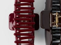 Заколка-краб для волос, 2 шт., Мультицвет