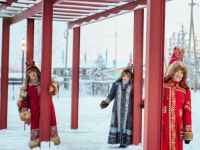 В селе Столбы Намского улуса построили сквер республики