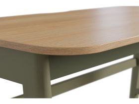 Письменный стол Бревор-1 120x60 Дуб Барбера/Оливковый