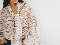 Блузка из лиоцелла с бантом-завязкой, Белый