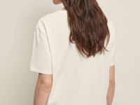 Футболка свободного силуэта с принтом