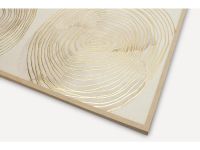 Картина Абстракция Круги Золотистый 60x90