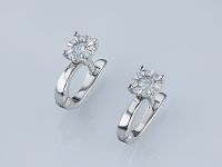 Серьги из серебра э0612сг01182100