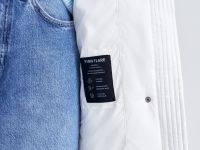 Утепленное пальто прямого кроя