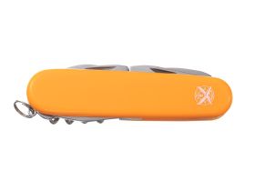 Нож перочинный Stinger 90 мм, 13 функций, оранжевый