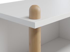 Стеллаж детский Лэтти 138x87 Белый