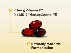 Jarrow Formulas, MK-7, витамин K2 в форме MK-7, 90 мкг, 120 мягких таблеток