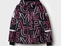 Куртка текстильная с полиуретановым покрытием для девочек