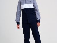 Сорочка текстильная для мальчиков (regular fit)