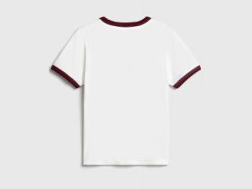 Футболка в рубчик для девочек, Бежевый