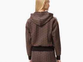 Женская жаккардовая толстовка Lacoste