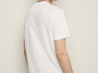 Футболка из мерсеризованного хлопка с принтом