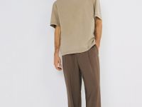 Футболка из хлопка, Бежевый