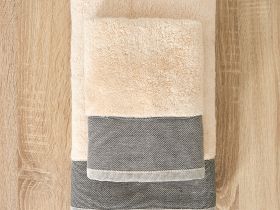 Полотенце махровое Джорджо/Giorgio, бежевое