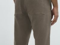 Джоггеры из эластичной ткани, Бежевый