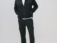 Толстовка на молнии, Черный