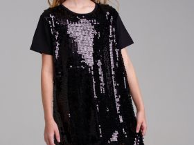 Платье трикотажное для девочек