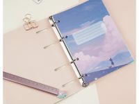 Тетрадь на кольцах MESHU "Blooming dreams" А5 100 л, картон, матовая ламинация, тиснение фольгой