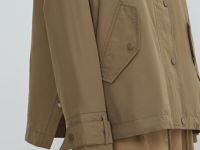 Куртка оверсайз с капюшоном, Бежевый