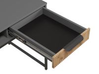Стол Леванте-3 120x60 Графитовый/Черный