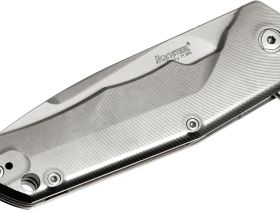 Нож складной LionSteel T.R.E. Blue Titanium, TRE BL, сталь M390, рукоять титан