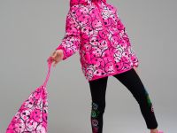 Куртка текстильная с полиуретановым покрытием для девочек