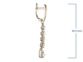 Серьги из желтого золота э0312сг04202590