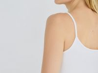 Базовый топ из микрофибры, Белый