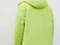 Куртка oversize силуэта с капюшоном