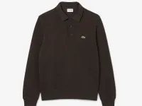 Мужская толстовка Lacoste с воротником-поло из хлопка