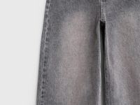 Джинсы Loose Wide с тинтом для девочек, Серый