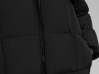 Стеганый пуховик с натуральным пухом