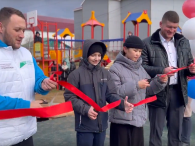 В Олекминске при поддержке «Транснефть — Восток» открыли первую многофункциональную спортплощадку