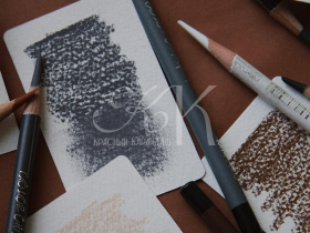 Набор карандашей угольных цветных HIMI 8 шт