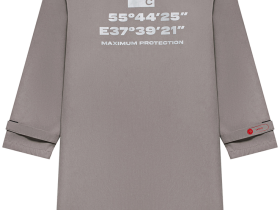 Дождевик Red Square Серый размер XL