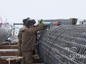 Четыре опоры Ленского моста планируют установить в 2025 году