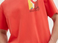 Футболка прямого силуэта с принтом