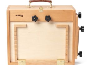 Этюдный ящик FE-L5N с креплением на фотоштатив, бук