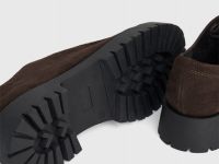 Лоферы из натуральной замши, Коричневый