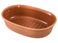 Römertopf Горшок для хранения хлеба овальный, 40 х 20 х 28 см, коричневый, Römertopf