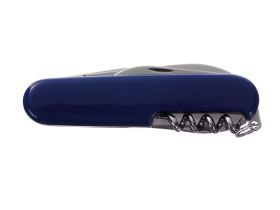 Нож перочинный Stinger 90 мм, 11 функций, синий