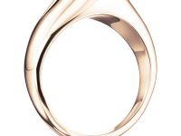 Кольцо из красного золота с бриллиантом э0201кц03210854