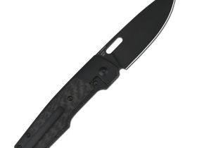 Складной нож Artisan Cutlery Gambit, сталь S90V, рукоять титан/карбон, черный