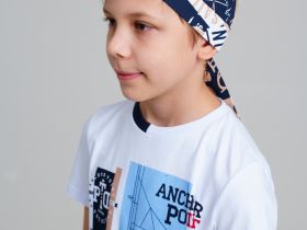 Бандана трикотажная для мальчиков, 2 шт в комплекте