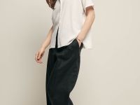 Блузка из тенселя с коротким рукавом