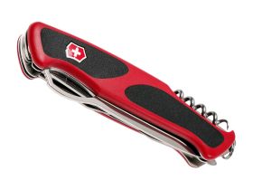 Нож перочинный Victorinox RangerGrip 57 Hunter, сталь X55CrMo14, рукоять полиамид, красно-чёрный