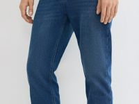 Утеплённые джинсы Slim, Синий