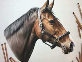 Карандаш пастельный Faber-Castell "Pitt pastel" Фиолетовый