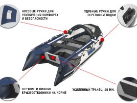 Лодка ПВХ STORMLINE AirDeck Extra 360