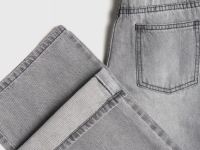 Широкие джинсы Wide leg для девочек, Серый